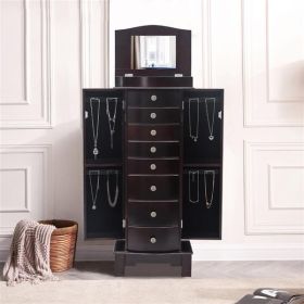 Floor-standing Eight-drawer Nine-layer Jewelry Cabinet