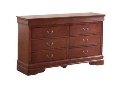 Glory Furniture LouisPhillipe G2100-D Dresser , Cherry