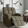 The Granada Recliner in Sage Gray