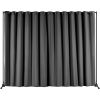 VEVOR Room Divider, 8 ft x 10 ft Portable Panel Room Divider with Wheels Curtain Divider Stand, Room Divider Privacy Screen for Office, Bedroom