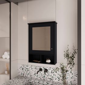 Medicine Cabinet Gibson, Bathroom, Black