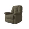 The Granada Recliner in Sage Gray