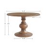 Lexi 46" Round Pedestal Dining Table