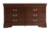 Glory Furniture Louis Phillipe G3125-D Dresser , Cappuccino