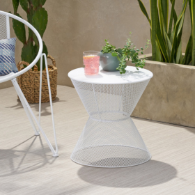 NEVADA SIDE TABLE (Color: White)