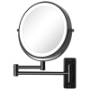 8 Inch Wall-Mounted Makeup Mirror, Double Sided 1x/10x Magnifying Makeup Mirror, 3 Colour Lights Touch Screen Dimmable Bathroom Mirror