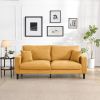 74" High Resilience three seater Sofa, Wooden Frame 3 Seat Sofa, Comfy, Modern Upholstered Sofa, Living Room Bedroom Apartment