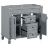 36'' Bathroom Vanity without Top Sink, Royal Blue Cabinet only