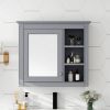 30'' x 28'' Medicine Cabinet, Wall Mounted Bathroom Storage Cabinet, Modern Bathroom Wall Cabinet with Mirror,Medicine Cabinet