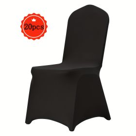 20 /30-pieces of elastic spandex folding chair cover, fit cover, removable washable wedding, festival, banquet (Quantity: 20pcs)