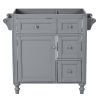 30'' Bathroom Vanity without Top Sink, Modern Bathroom Storage Cabinet with 2 Drawers and a Tipout Drawer (NOT INCLUDE BASIN)