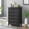 Modern 5 Drawers Dresser 5 Drawers Cabinet,Chest of Drawers Closet Organizers and Storage Clothes Storage Drawers Cabinet for Living Room