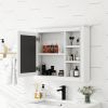 30'' x 28'' Medicine Cabinet, Wall Mounted Bathroom Storage Cabinet, Modern Bathroom Wall Cabinet with Mirror,Medicine Cabinet