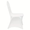 20 /30-pieces, white chair cover polyester spandex chair cover elastic slip cover, for wedding, party, dining banquet flat front chair cover