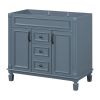 36'' Bathroom Vanity without Top Sink, Royal Blue Cabinet only