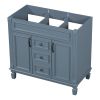 36'' Bathroom Vanity without Top Sink, Royal Blue Cabinet only