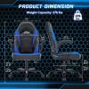 Ergonomic Office Computer Home Gaming Desk Chair Adjustable PU Leather Racing Chair Flip-up Armrest For Christmas Furniture