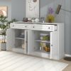 Kitchen Sideboard Storage Buffet Cabinet with 2 Drawers & 4 Doors Adjustable Shelves for Dining Room,Living Room