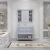 36'' Bathroom Vanity with Medicine Cabinet, Modern Mirror Cabinet with Adjustable Shelf, Bathroom Storage Cabinet with 4 Drawers