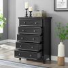 Modern 5 Drawers Dresser 5 Drawers Cabinet,Chest of Drawers Closet Organizers and Storage Clothes Storage Drawers Cabinet for Living Room